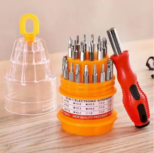 Jackly 31-in-1 Precision Screwdriver Set | Multi Magnetic Repair Tool Kit for Mobile, Laptop & Electronics DIY